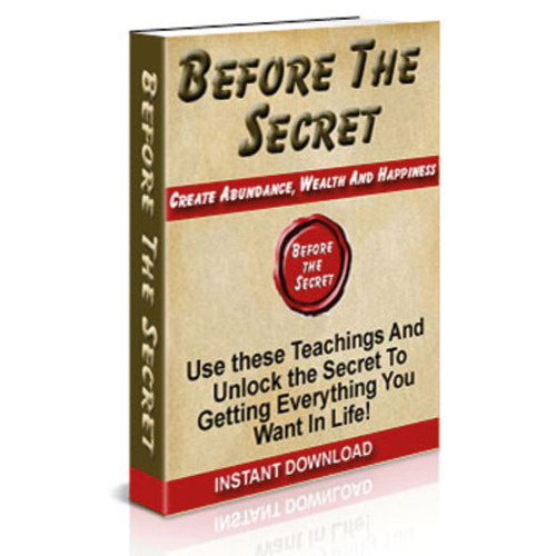 Product picture Before The Secret By Charles F. Haanel with PLR