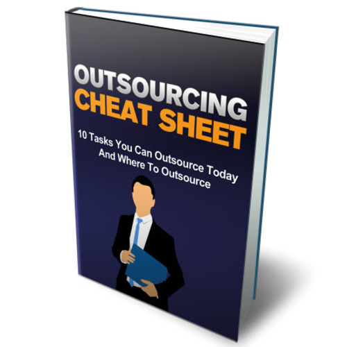 Product picture Outsourcing Cheat Sheet - 10 Tasks You Can Outsource
