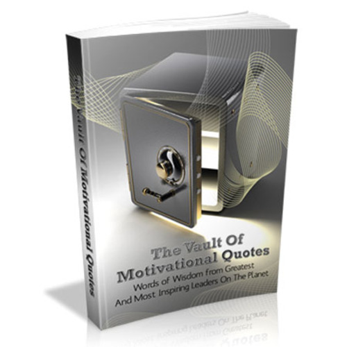 Product picture The Vault Of Motivational Quotes - eBook with MRR
